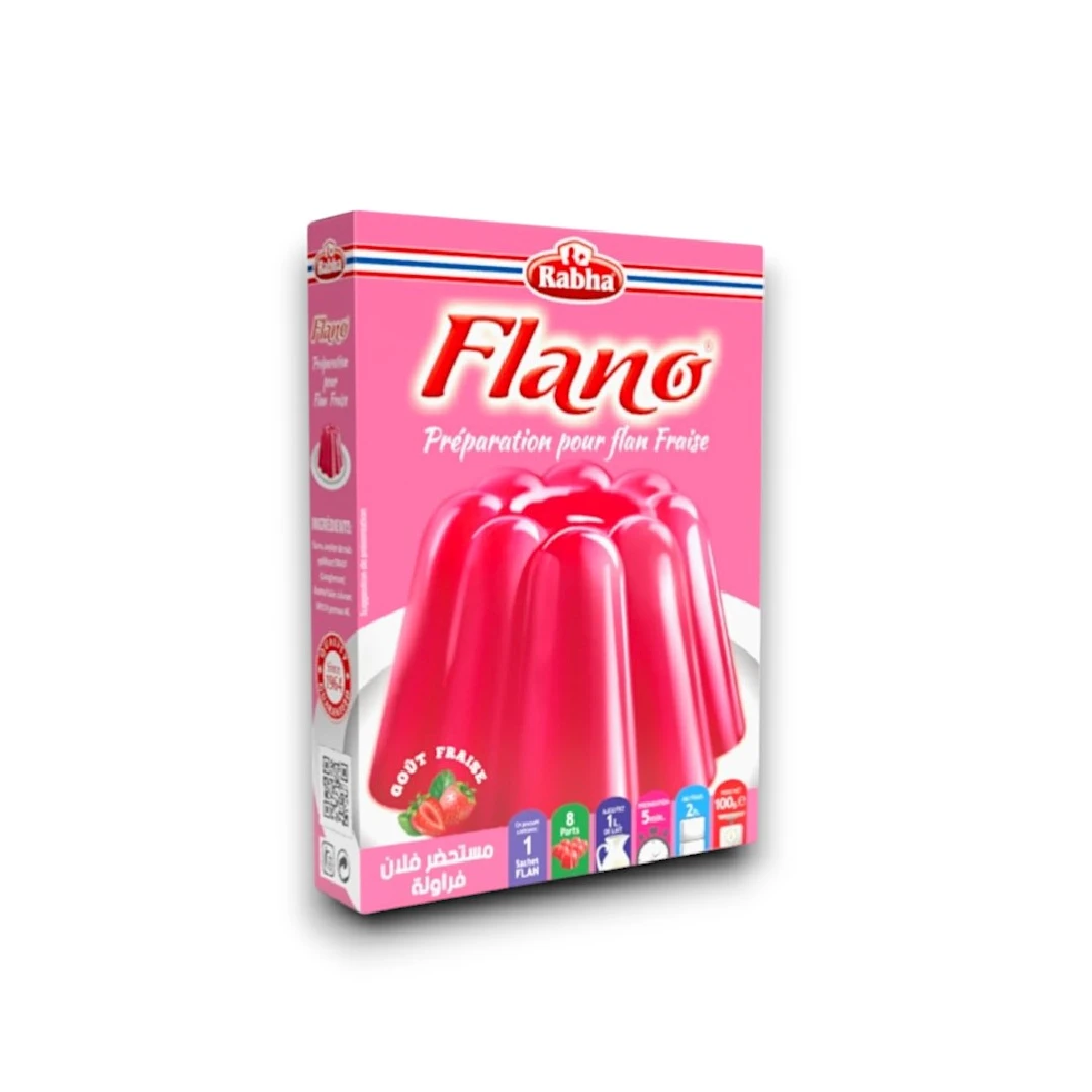 FLAN RABHA FRAISE 100GR